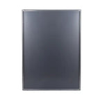 A0 kliklijst 25 mm aluminium, leeg met grijze achterplaat