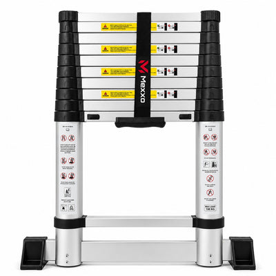 Mexxo telescoopladder 3,20 meter, volledig uitgeschoven