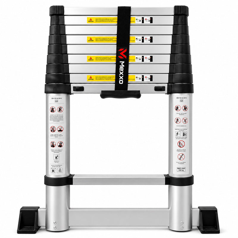 Mexxo telescoopladder 4,40 meter, volledig uitgeschoven