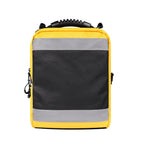 Mindray BeneHeart AED-tas, achterkant met geel vlak