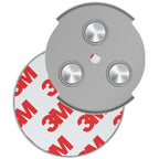 SAVS RMAX-45 magnetische montageset: grijze magneetplaat met 3M-kleefschijf