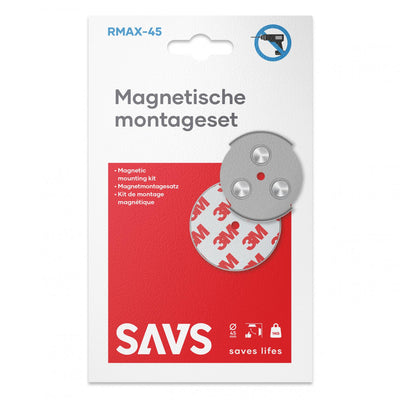 SAVS RMAX-45 magnetische montageset in verpakking