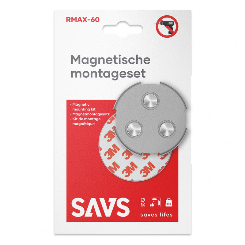 SAVS RMAX-60 magnetische montageset in verpakking