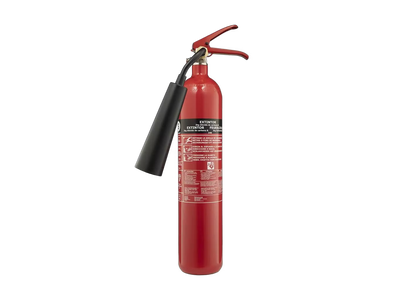 Smartwares FEX-15621 CO2-brandblusser 2 kg, rode cilinder met zwarte sneeuwhoorn