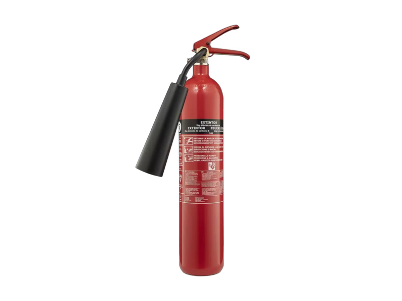 Smartwares FEX-15621 CO2-brandblusser 2 kg, rode cilinder met zwarte sneeuwhoorn