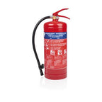 Smartwares BB6 poederblusser 6 kg, rode cilinder met slang en etiket