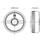 FireAngel optische rookmelder SB5-INT met 9V-batterij